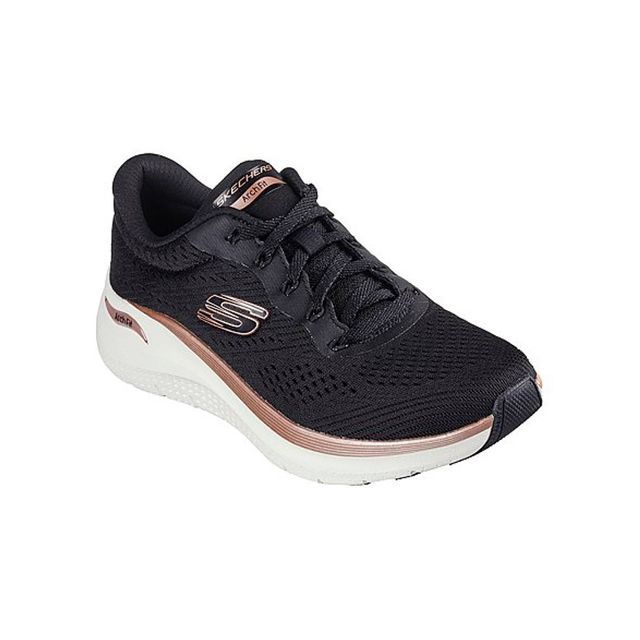 Skechers Trainers - Black Rose Gold - 150067 ARCH FIT 2 LACE